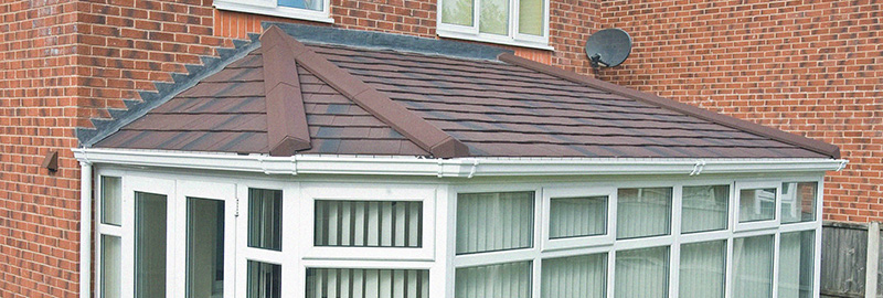 Tiled conservatory roof