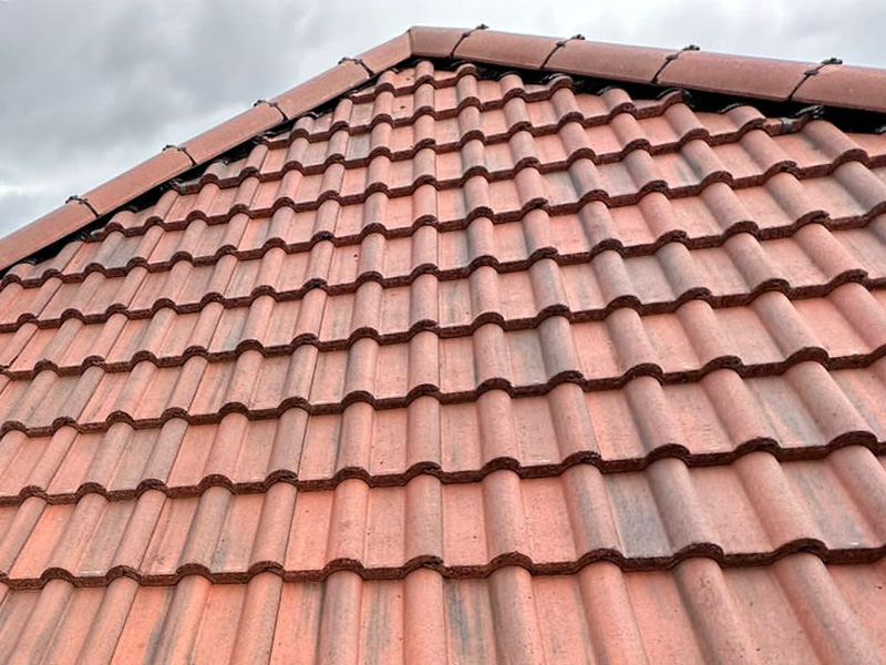 Ridge tile repairs